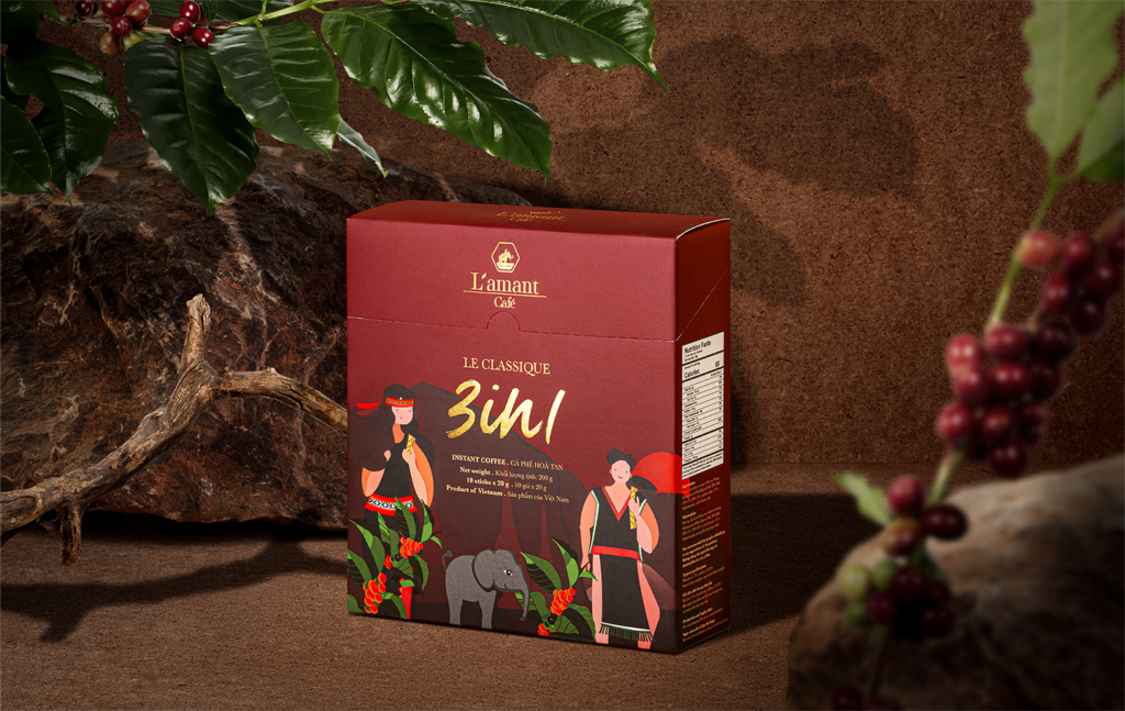 in hộp giấy cà phê