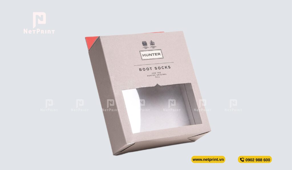 In hộp giấy thời trang