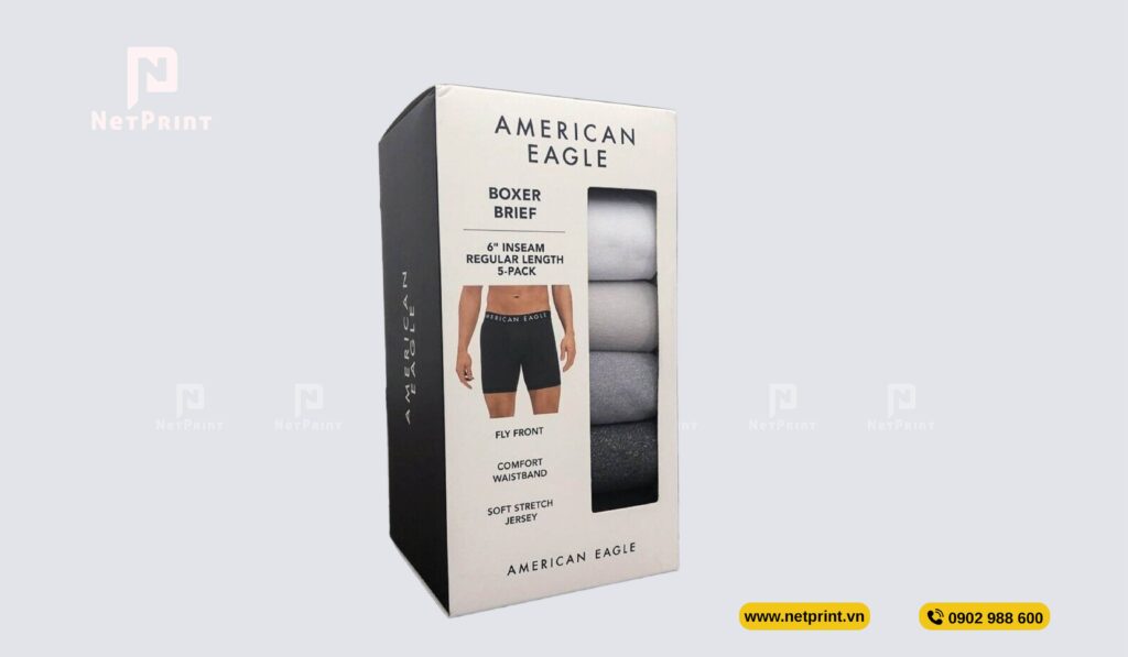 In hộp giấy đồ lót 
