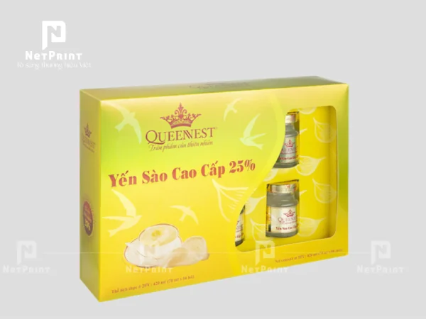 Hộp giấy ghép màng metalize ánh kim do NetPrint in